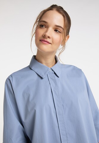 DreiMaster Klassik Bluse in Blau