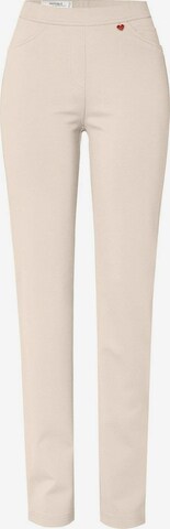 TONI Regular Broek in Beige: voorkant