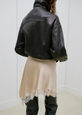 MANGO Skirt 'Ines' in Beige