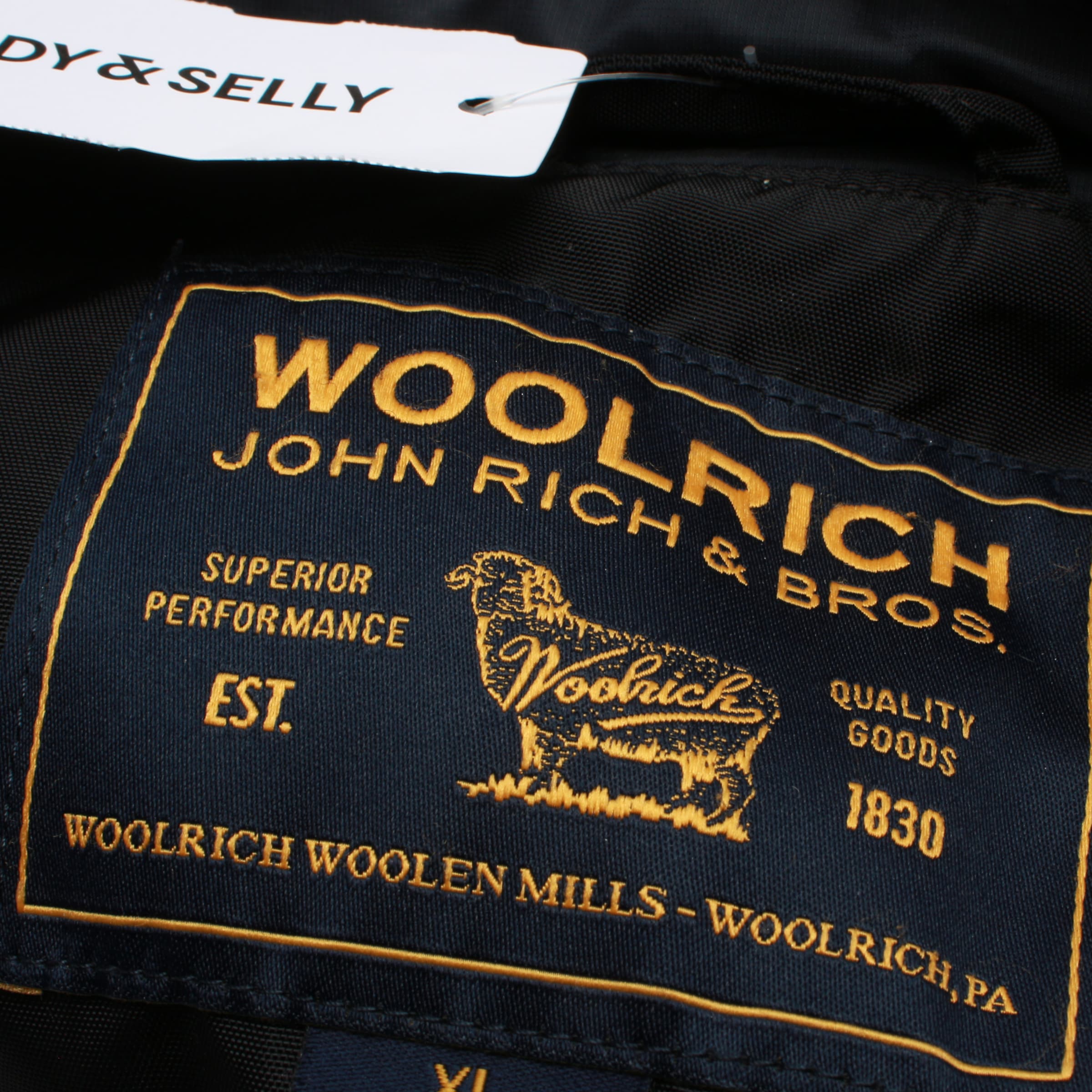 Woolrich Übergangsjacke XL in Schwarz