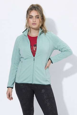 Ulla Popken Sweatjacke in Blau