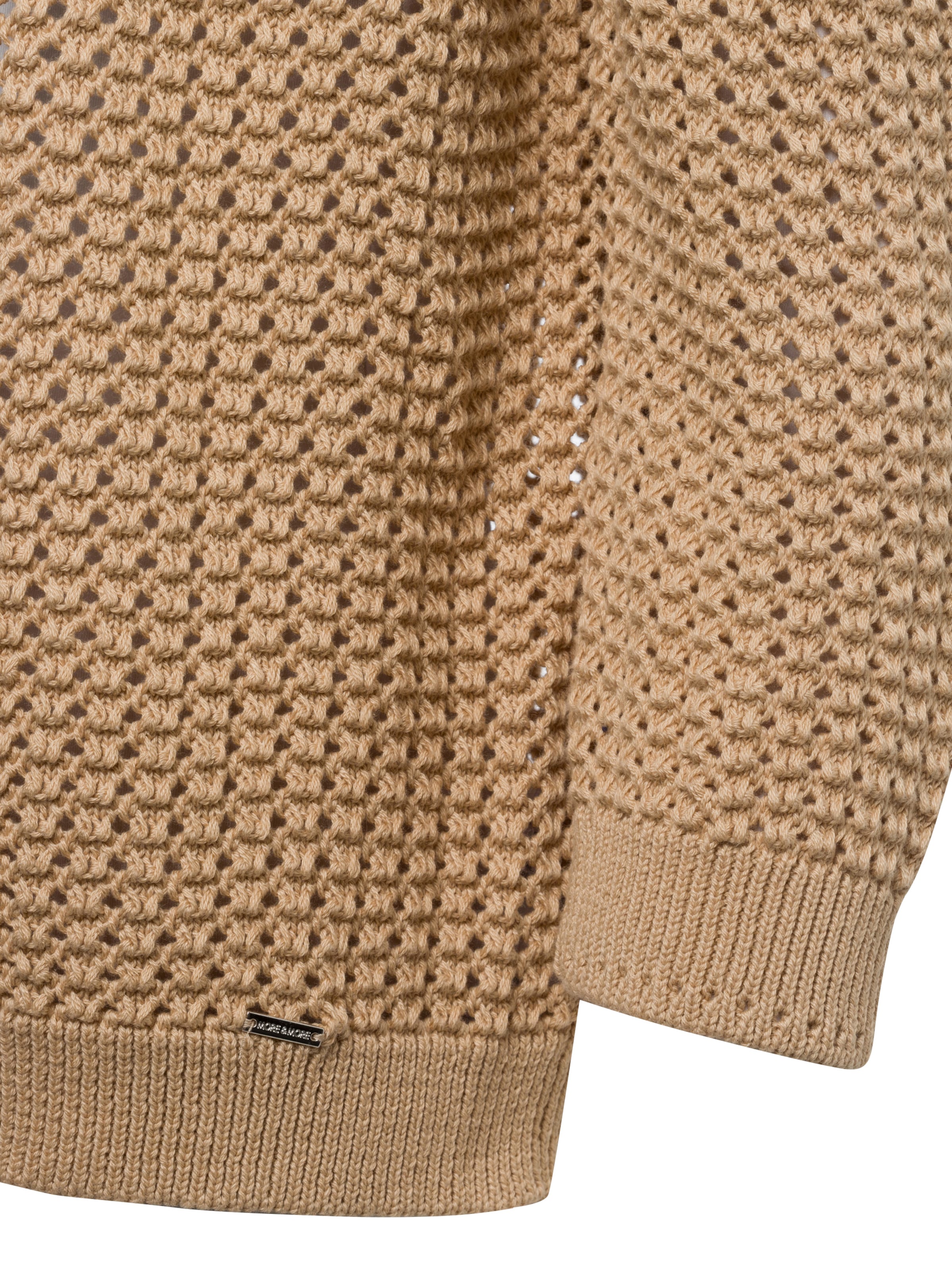 MORE & MORE Pletena jopa | bež barva