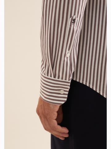 Coupe slim Chemise business 'SMART CLASSICS' SEIDENSTICKER en marron