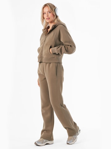 Organication Sweatjacke in Braun