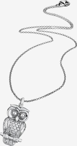 ELLI Necklace 'Eule' in Silver: front