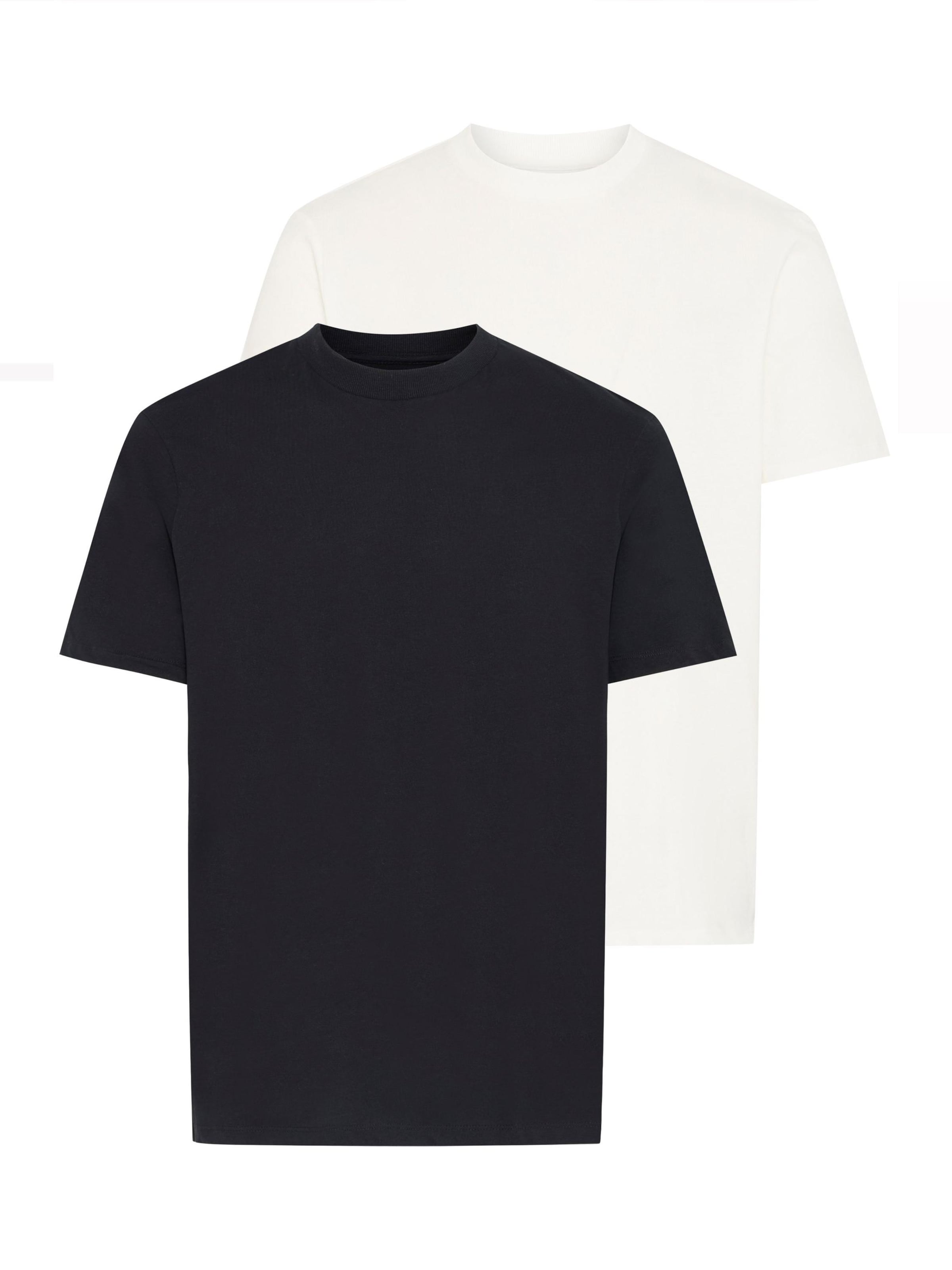 T-Shirt ' BHIVO 2 pack ' BLEND en noir : devant