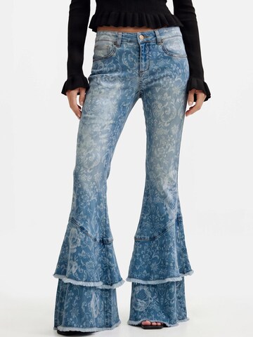 Desigual Flared Jeans in Blau: Vorderseite