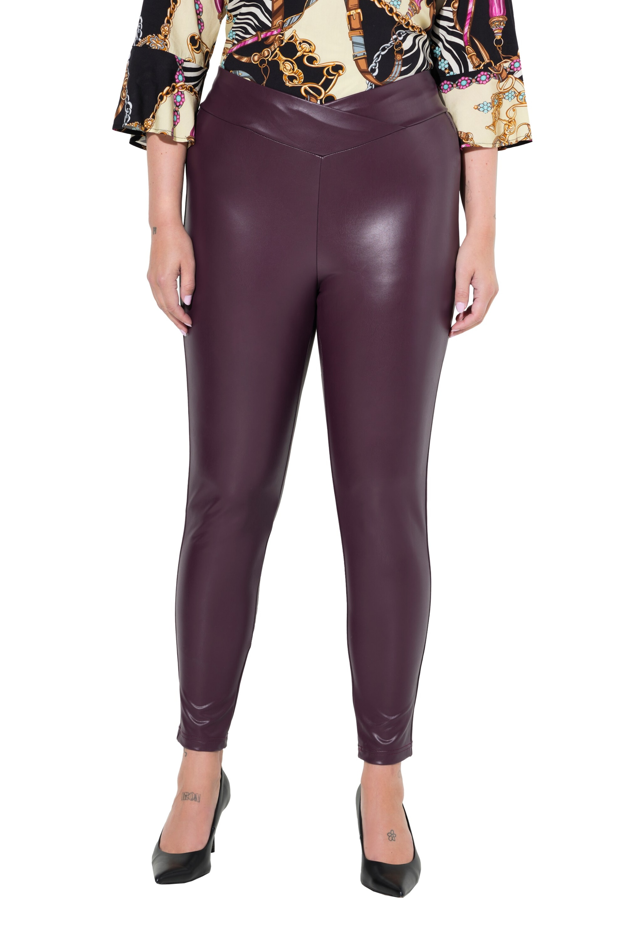 MIAMODA Skinny Hose in Lila: Vorderseite