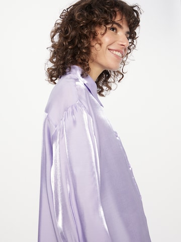 Monki Blouse in Purple