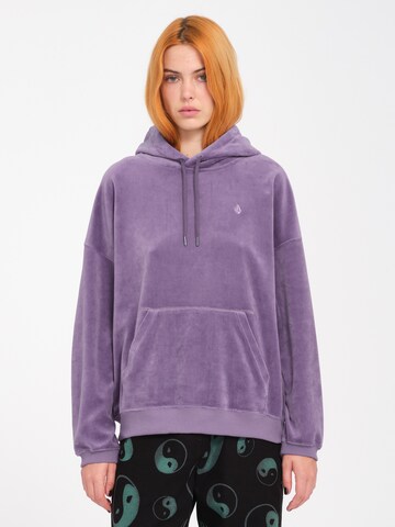Sweat-shirt 'Stone Heart Up' Volcom en violet : devant