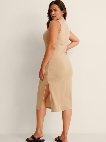 NA-KD Dress in Beige