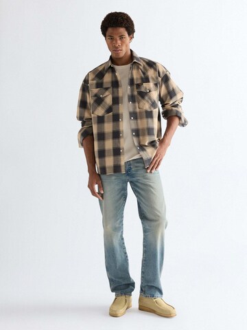 WRANGLER Comfort Fit Hemd 'Western'‌‌‌‌‌‌‌‌ in Beige