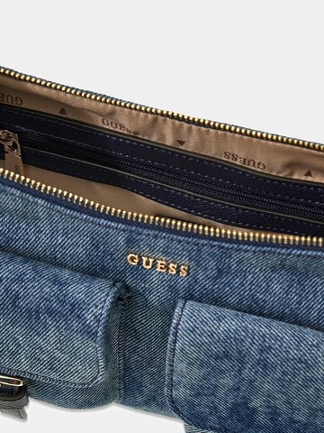 GUESS Чанта за през рамо 'Kassie' в синьо
