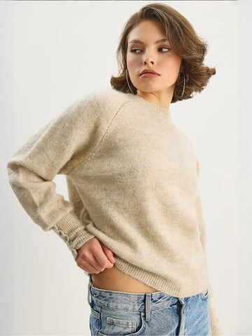 Bianco Lucci Pullover in Beige