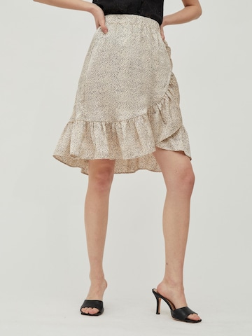 VILA Skirt 'Almeria' in Beige: front