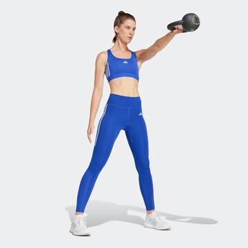 ADIDAS PERFORMANCE Skinny Sporthose in Blau