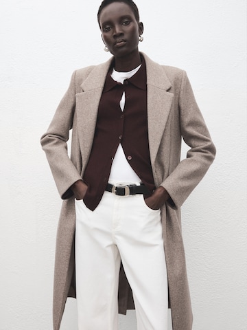 MANGO Winter coat 'Carter' in Beige: front