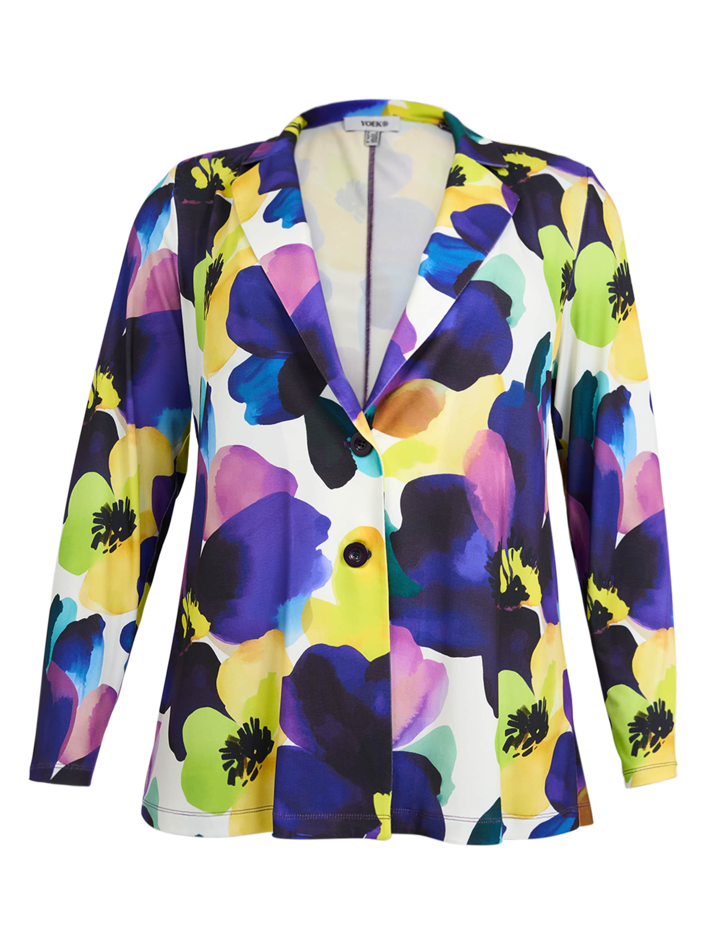 Blazer YOEK en violet : devant