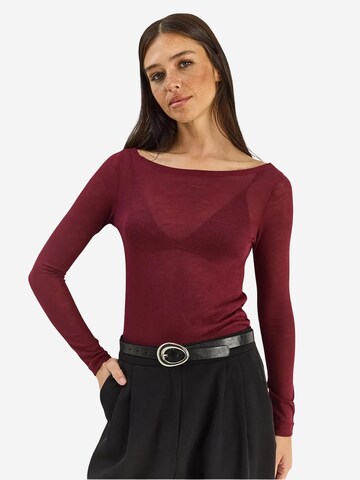 Camicia da donna di Bianco Lucci in rosso