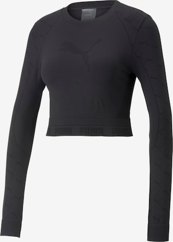 PUMA Performance Shirt in Black: front