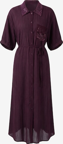 faina Shirt dress in Purple: front