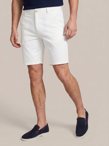 Suitable Slim fit Pants 'Ferdinand' in White