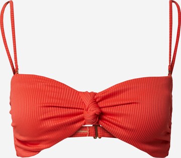 Cotton On Body Bandeau Bikini zgornji del | oranžna barva: sprednja stran