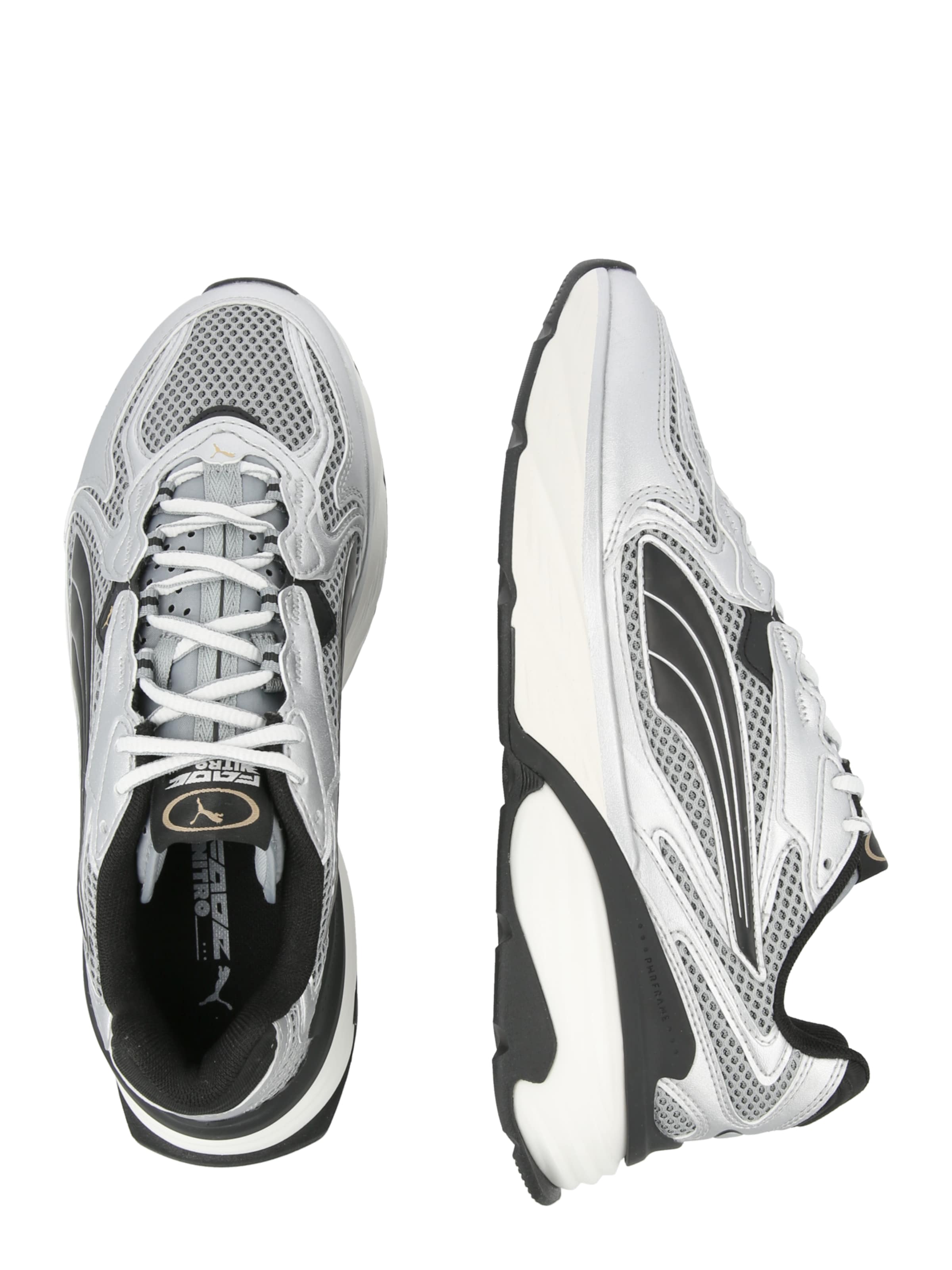 PUMA Trampki niskie 'Fade Nitro' w kolorze srebrny