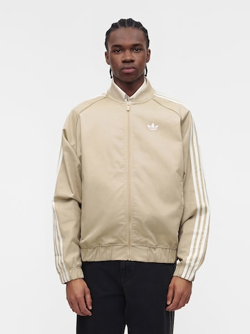 Veste mi-saison 'SST Adicolor Classics' ADIDAS ORIGINALS en beige : devant