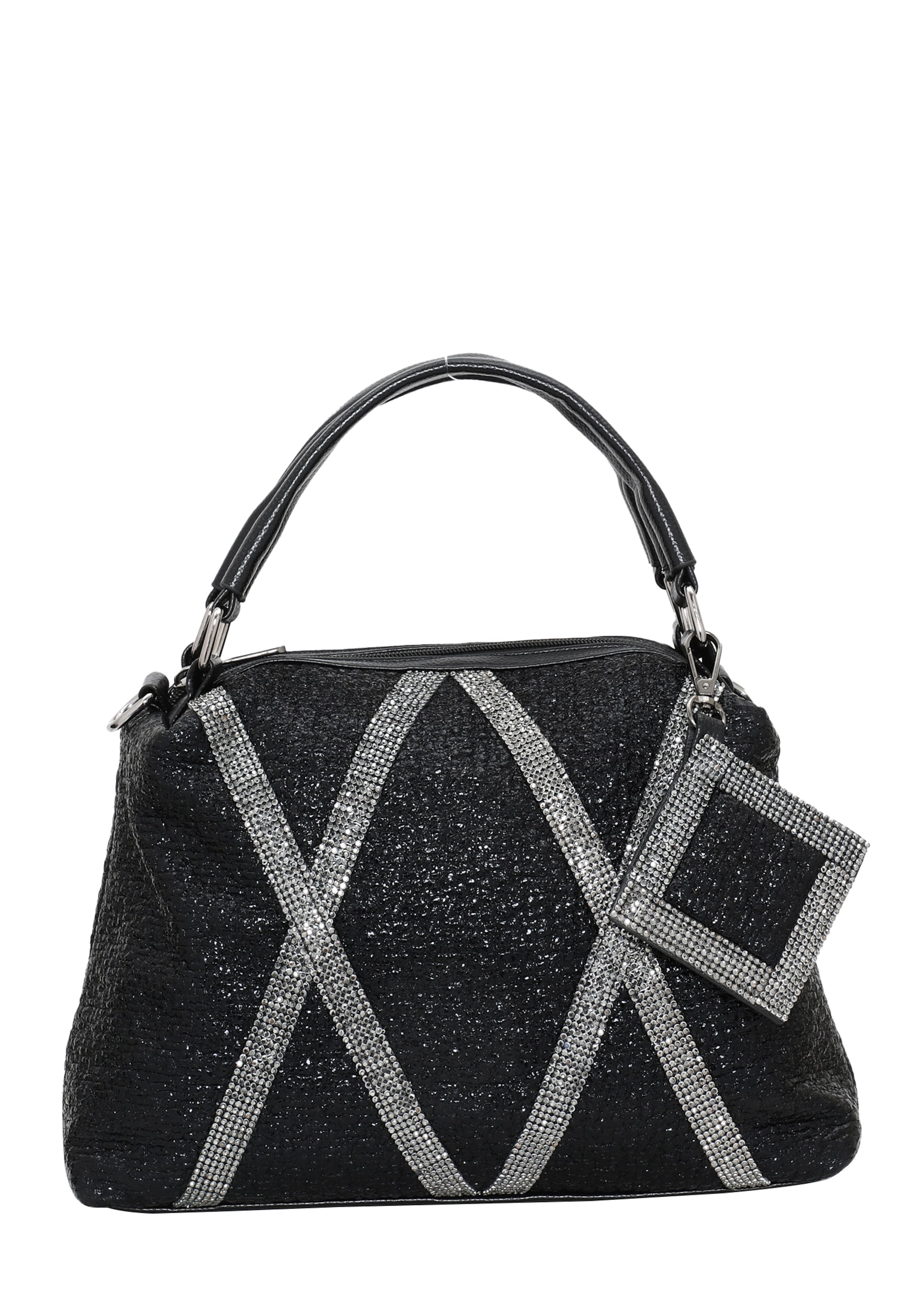 faina Handtasche in Schwarz: Vorderseite