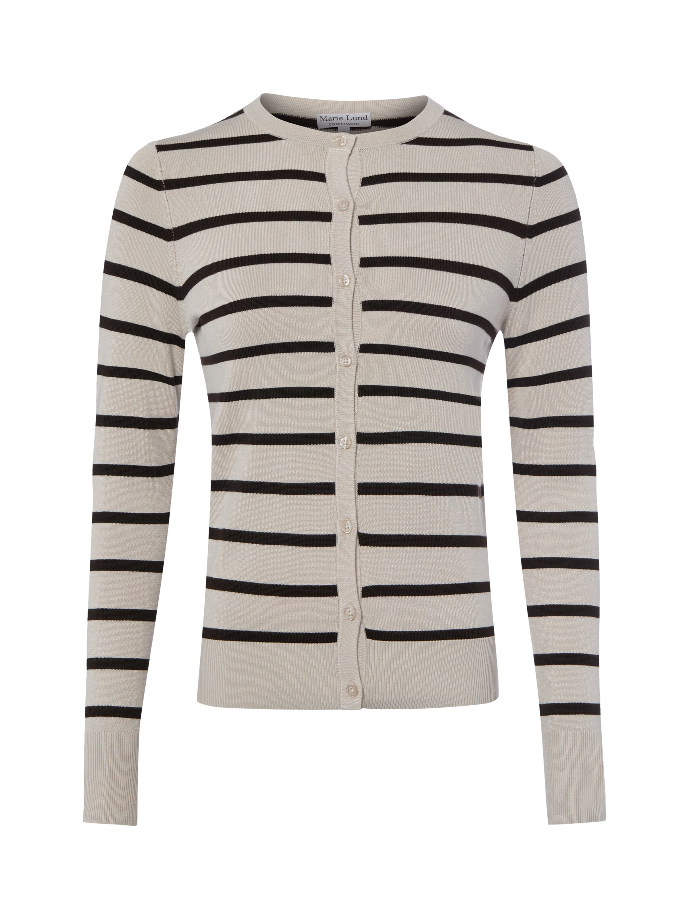 Marie Lund Strickjacke in Beige: Vorderseite