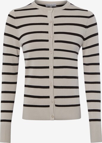 Cardigan Marie Lund en beige : devant
