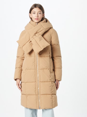 Manteau d’hiver TOM TAILOR en marron : devant
