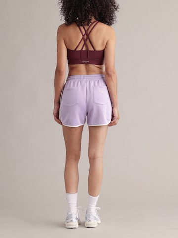 Hey Honey Loosefit Sporthose 'Track Shorts'‌‌‌‌‌‌‌‌‌‌ in Lila