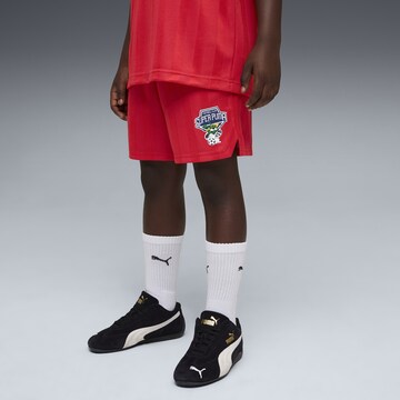 Regular Pantalon de sport PUMA en rouge : devant