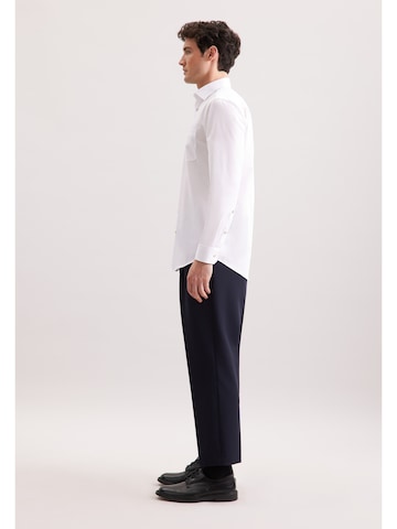 Fit confort Chemise business 'Schwarze Rose' SEIDENSTICKER en blanc