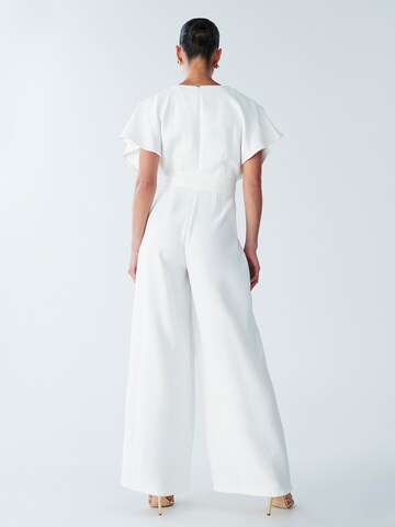 BWLDR - Jumpsuit 'Shana' en blanco: atrás