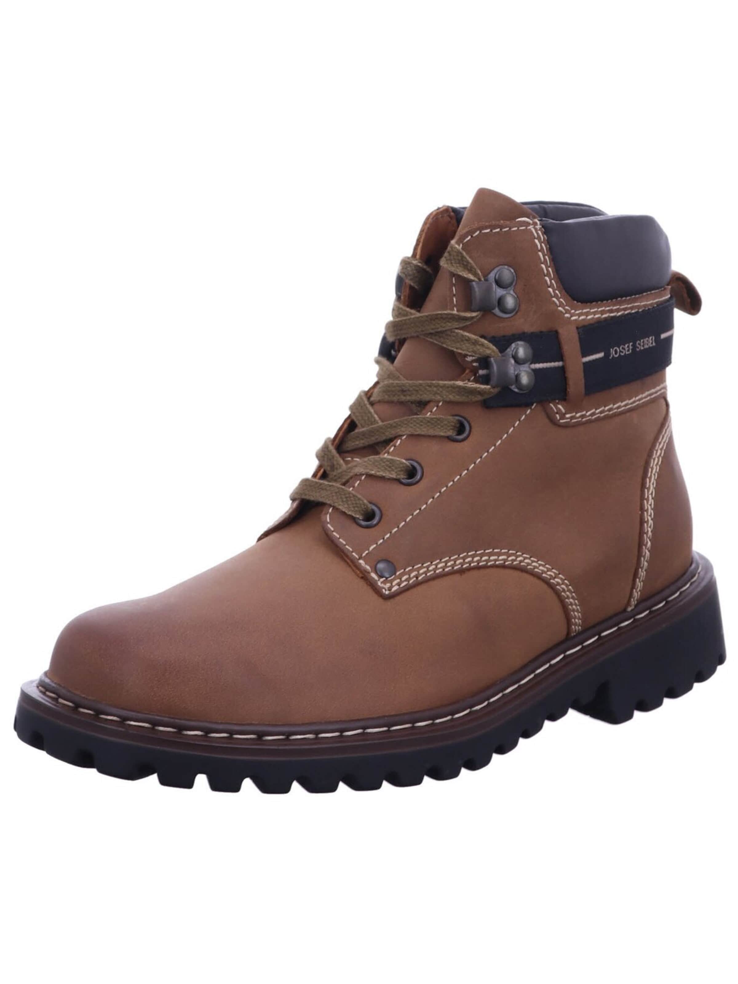 JOSEF SEIBEL Boots 'Stiefelette Herren 21925 LA66 340 Echtleder in braun' in Bruin: voorkant