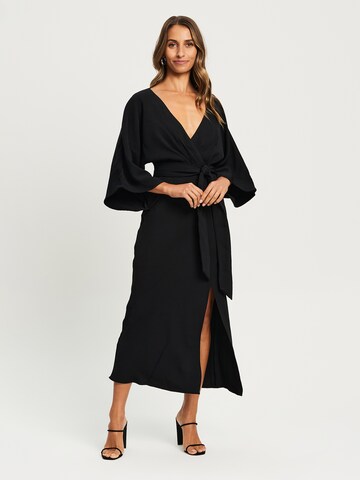 Tussah Dress 'SIGNORA' in Black