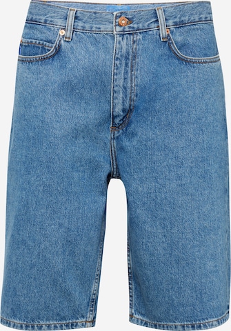 HUGO Blue Regular Jeans in Blue: front