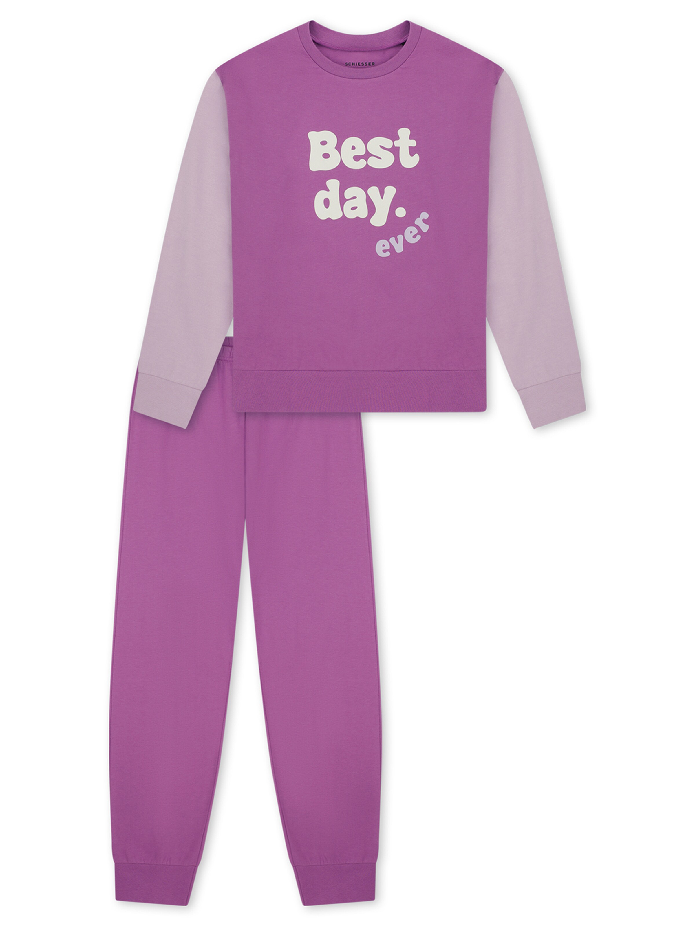 Pyjama ' Nightwear ' SCHIESSER en rose : devant