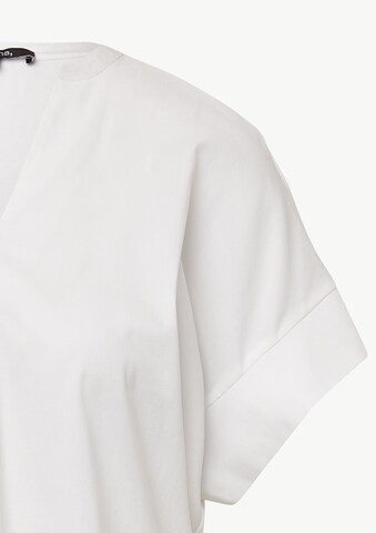 COMMA Bluza | bela barva