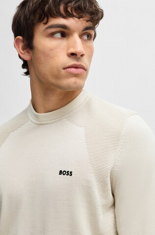 BOSS Sweater 'Momentum' in Beige