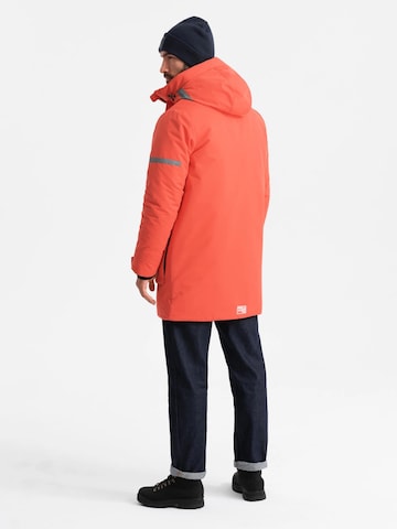Ombre Winter jacket 'OM-Jalj-0169' in Orange
