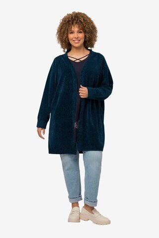 Cardigan Ulla Popken en bleu