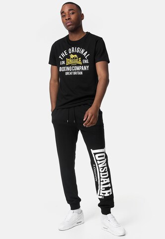 LONSDALE - Camiseta 'Cloghfin' en negro: frente