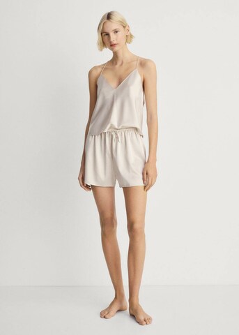 MANGO Schlafshirt 'Lita' in Grau