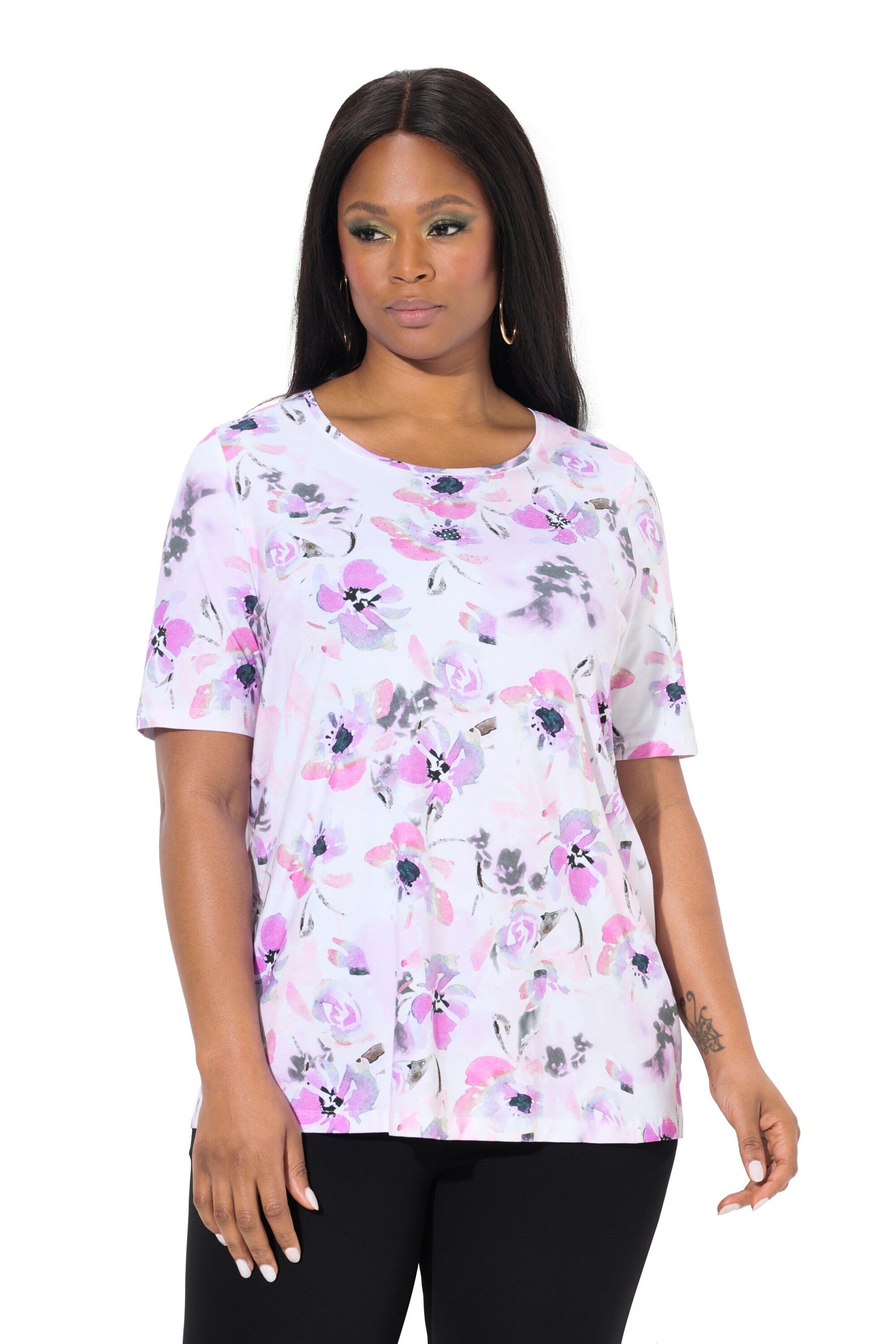 Ulla Popken Shirt in White: front