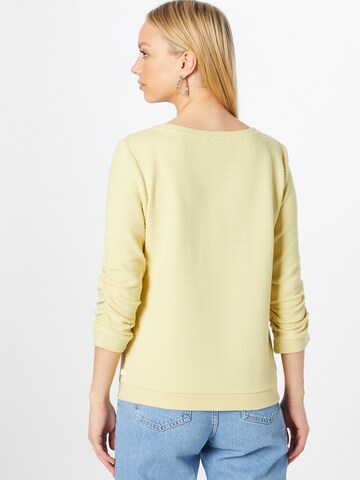 TOM TAILOR - Sweatshirt em amarelo