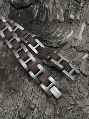 Holzwerk - Pulsera 'WERLSEE' en plata